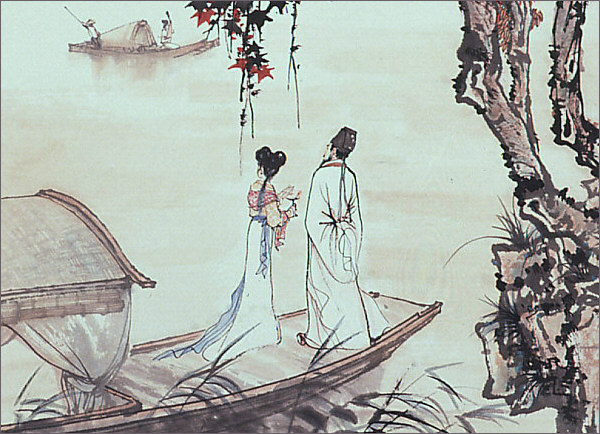 Song of the Pipa, painting by Yao Yuxin