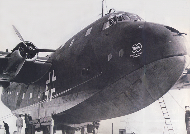 Wiking BV222 transport plane during World War II