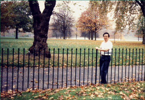 Francis Chin at Hyde Park, London
